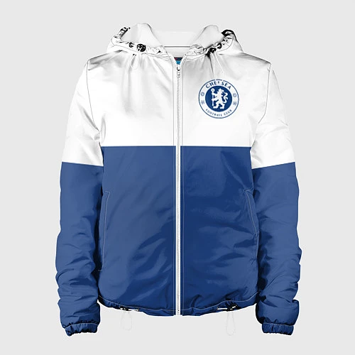 Женская куртка Chelsea FC: Light Blue / 3D-Белый – фото 1