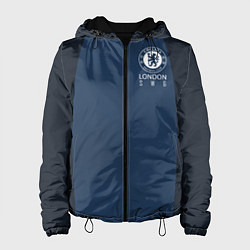 Куртка с капюшоном женская Chelsea FC: London SW6, цвет: 3D-черный