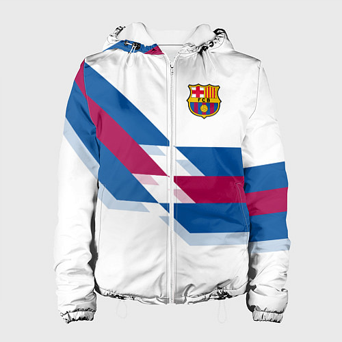Женская куртка FC Barcelona / 3D-Белый – фото 1