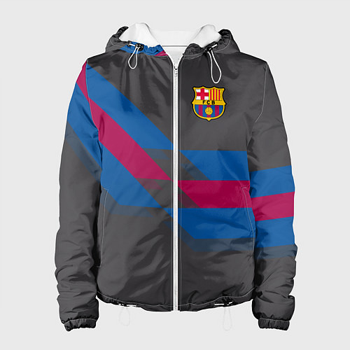Женская куртка Barcelona FC: Dark style / 3D-Белый – фото 1