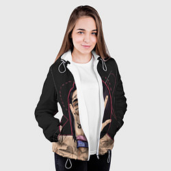 Куртка с капюшоном женская Face Star, цвет: 3D-белый — фото 2