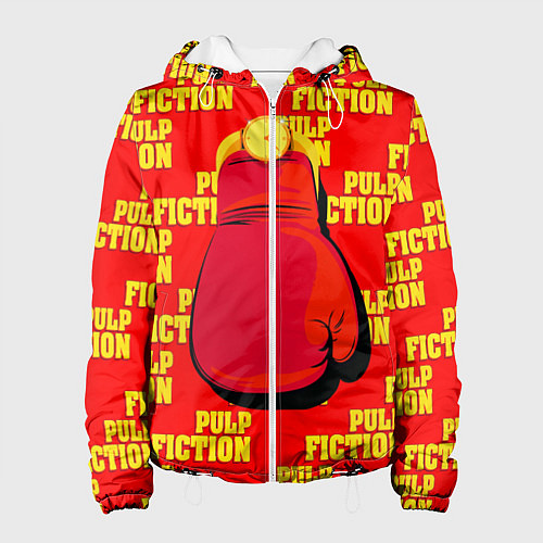 Женская куртка Pulp Fiction: Boxing glove / 3D-Белый – фото 1
