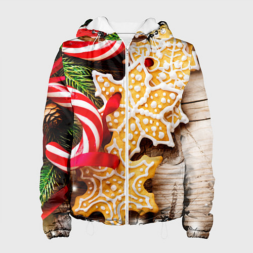 Женская куртка Однажды в Сочельник / 3D-Белый – фото 1