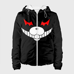 Куртка с капюшоном женская Monokuma Black, цвет: 3D-белый