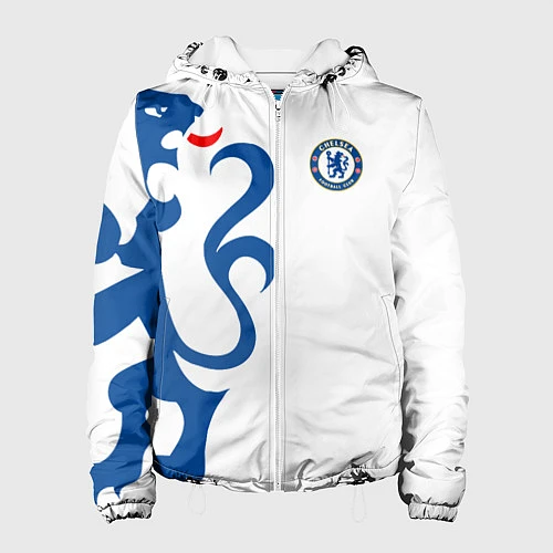 Женская куртка FC Chelsea: White Lion / 3D-Белый – фото 1