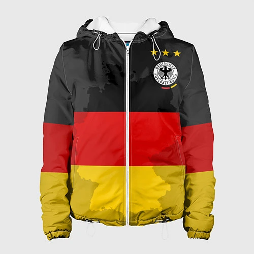 Женская куртка Сборная Германии / 3D-Белый – фото 1