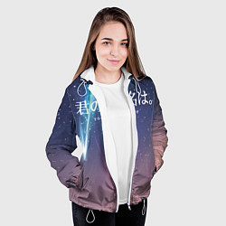 Куртка с капюшоном женская Your Name, цвет: 3D-белый — фото 2