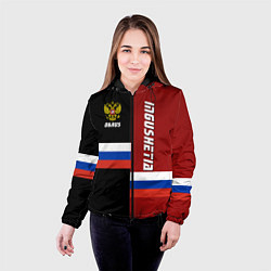Куртка с капюшоном женская Ingushetia, Russia, цвет: 3D-черный — фото 2