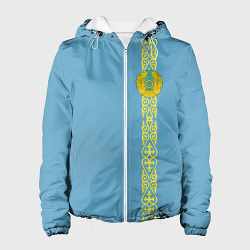 Женская куртка I Love Kazakhstan / 3D-Белый – фото 1