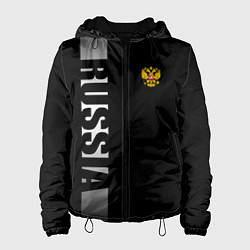 Куртка с капюшоном женская Russia: Black Line, цвет: 3D-черный