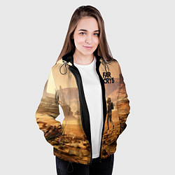 Куртка с капюшоном женская Far Cry 5: On Mars, цвет: 3D-черный — фото 2