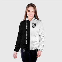 Куртка с капюшоном женская Porsche Design, цвет: 3D-белый — фото 2