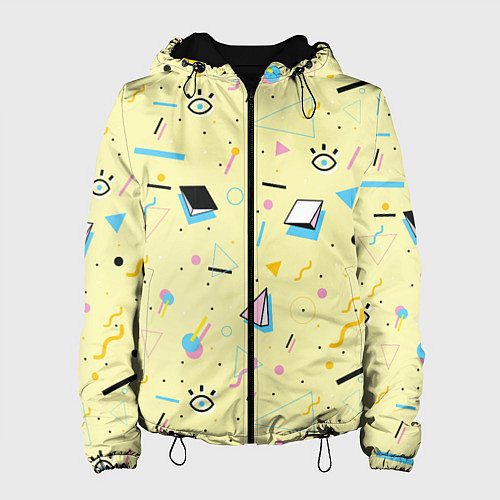 Женская куртка Минималистичная геометрия / 3D-Черный – фото 1