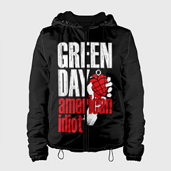 Куртка с капюшоном женская Green Day: American Idiot, цвет: 3D-черный