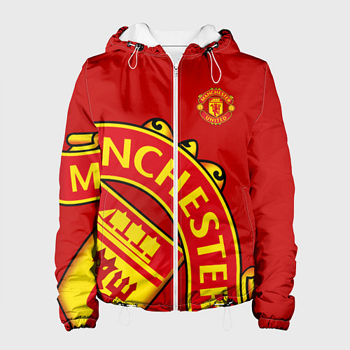 Женская куртка FC Man United: Red Exclusive / 3D-Белый – фото 1