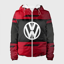 Куртка с капюшоном женская Volkswagen Collection, цвет: 3D-белый