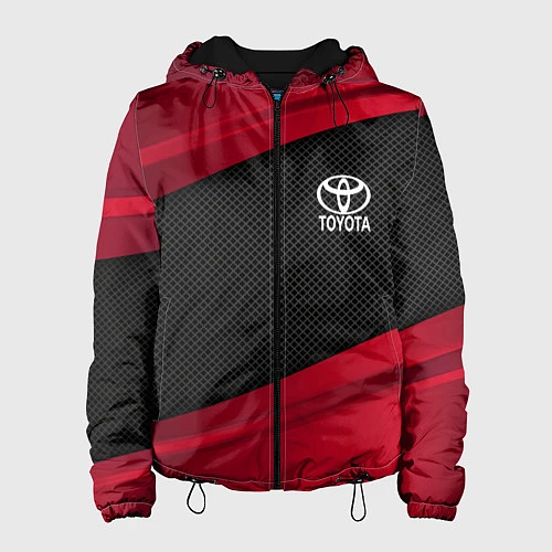 Женская куртка Toyota: Red Sport / 3D-Черный – фото 1