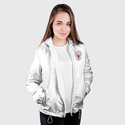 Куртка с капюшоном женская Russia 2022 The Winner!, цвет: 3D-белый — фото 2