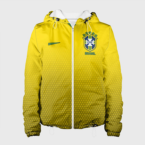 Женская куртка Brazil Team: WC 2018 / 3D-Белый – фото 1