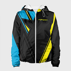 Куртка с капюшоном женская Cyberpunk 2077: Sport, цвет: 3D-белый