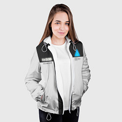 Куртка с капюшоном женская RK900: Become Human, цвет: 3D-белый — фото 2