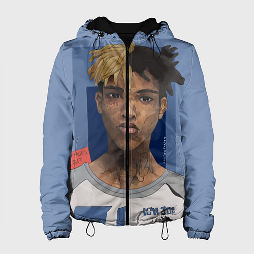 Женская куртка XXXTentacion Art / 3D-Черный – фото 1