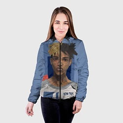 Куртка с капюшоном женская XXXTentacion Art, цвет: 3D-черный — фото 2