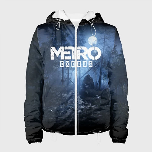 Женская куртка Metro Exodus: Dark Moon / 3D-Белый – фото 1