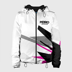Куртка с капюшоном женская Metro Exodus: White Style, цвет: 3D-черный