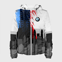 Куртка с капюшоном женская BMW: Speed City, цвет: 3D-белый