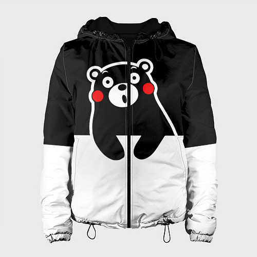 Женская куртка Kumamon Surprised / 3D-Черный – фото 1