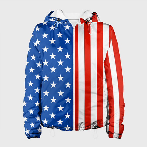 Женская куртка American Patriot / 3D-Белый – фото 1