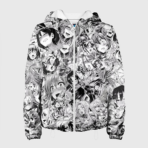 Женская куртка Manga Ahegao / 3D-Белый – фото 1