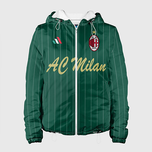 Женская куртка AC Milan: Green Form / 3D-Белый – фото 1