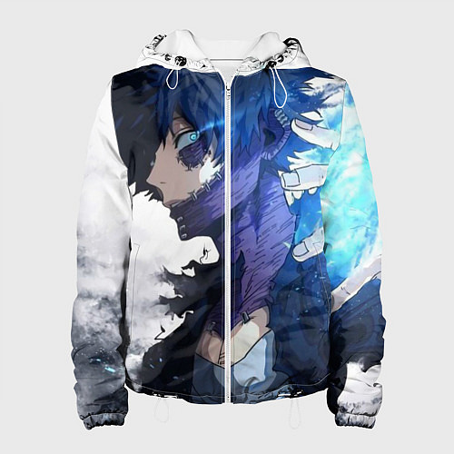 Женская куртка Академия героев - Даби / 3D-Белый – фото 1