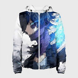 Куртка с капюшоном женская Академия героев - Даби, цвет: 3D-белый