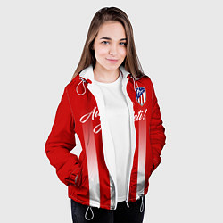 Куртка с капюшоном женская Aupa Atleti, цвет: 3D-белый — фото 2