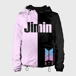 Куртка с капюшоном женская BTS Jimin, цвет: 3D-черный