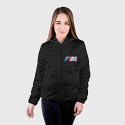 Куртка с капюшоном женская BMW, цвет: 3D-черный — фото 2