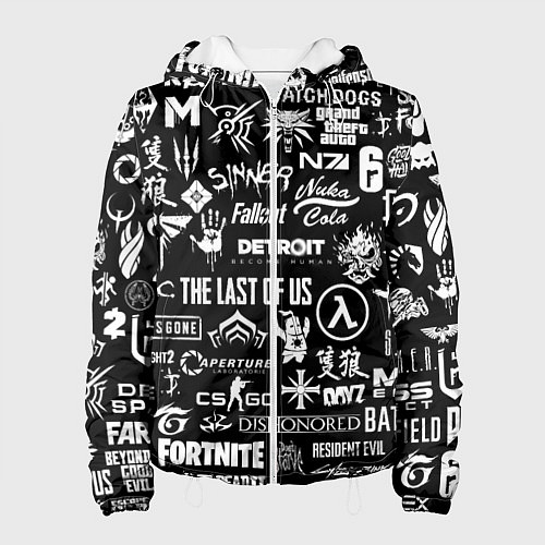 Женская куртка Истинный геймер / 3D-Белый – фото 1