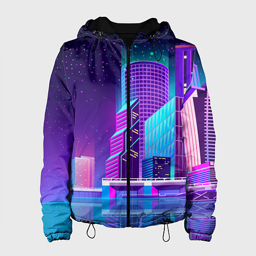 Женская куртка Neon Nights / 3D-Черный – фото 1