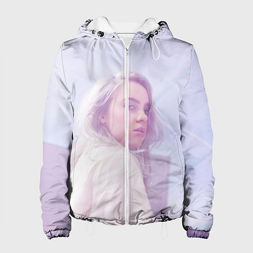 Женская куртка Billie Eilish: Light Pink / 3D-Белый – фото 1