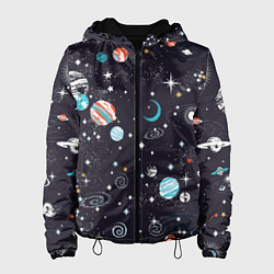 Женская куртка Загадочный космос
