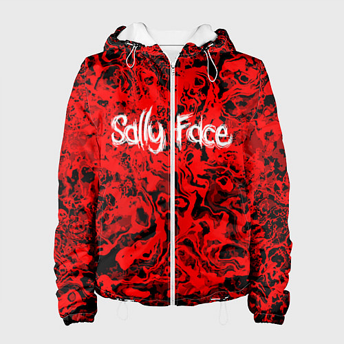 Женская куртка Sally Face: Red Bloody / 3D-Белый – фото 1
