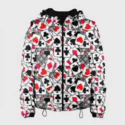 Женская куртка Игральные карты - тузы