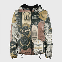 Женская куртка Этикетки мира Виски