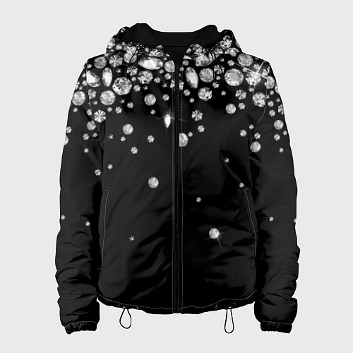 Женская куртка Бриллиантовый дождь / 3D-Черный – фото 1