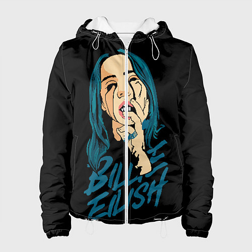 Женская куртка Billie Eilish / 3D-Белый – фото 1