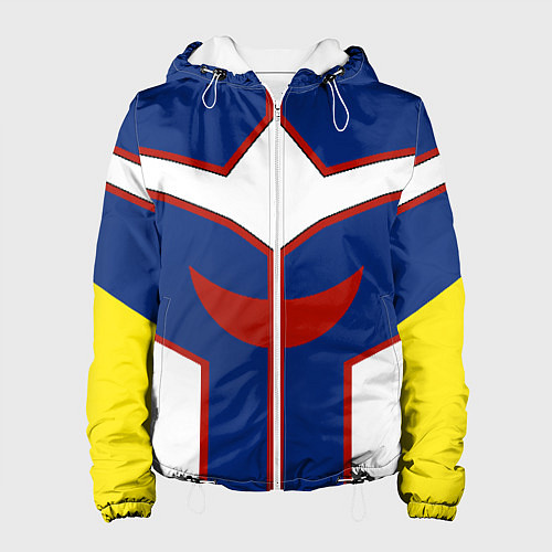 Женская куртка ALL MIGHT MY HERO ACADEMIA MHA МОЯ ГЕРОЙСКАЯ АКАДЕ / 3D-Белый – фото 1
