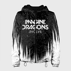 Куртка с капюшоном женская IMAGINE DRAGONS, цвет: 3D-черный